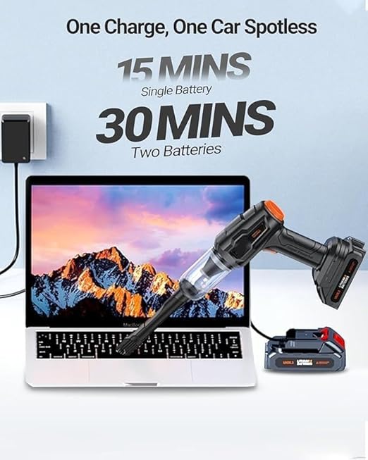 MAXTOP Portable Multifunctional car Vacuum Cleaner – Cordless Rechargeable Handheld Car & Home Vacuum
