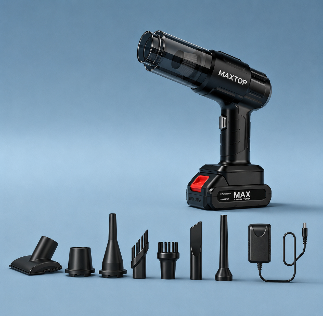 MAXTOP Portable Multifunctional car Vacuum Cleaner – Cordless Rechargeable Handheld Car & Home Vacuum