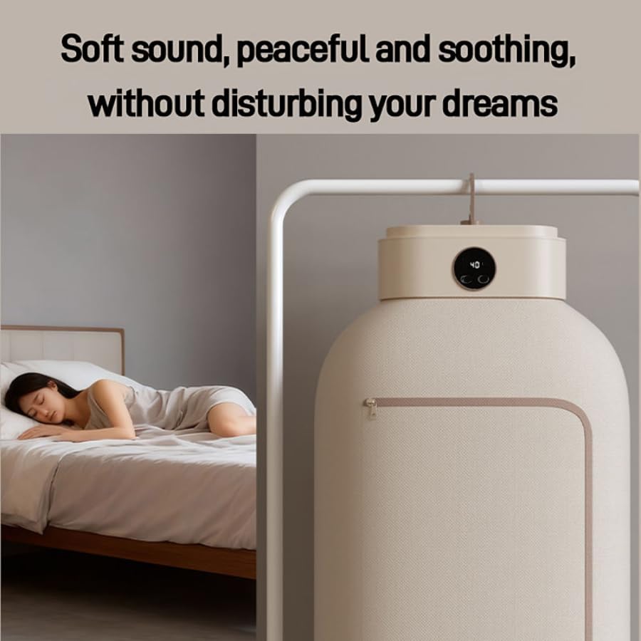 Electric Fast-Drying Machine with Adjustable Timer & Hassle-Free Setup Low Noise, Energy Saving, For Apartment, RV, Travel, Small Spaces Heat Warmer For Baby & Light Clothes (Big)